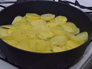 подготовленный картофель