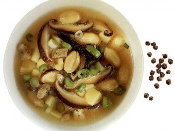 Суп из свежих грибов 