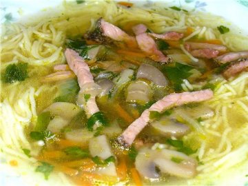 как варить вермишелевый суп 