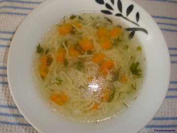 как приготовить вермишелевый суп 