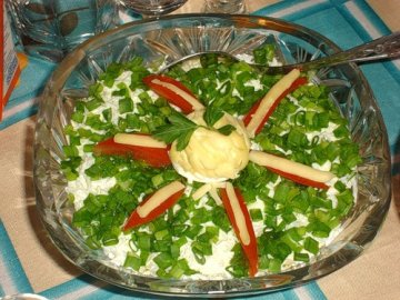 вкусный салат с креветками