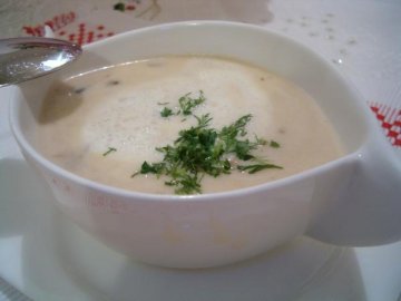 суп-пюре из грибов